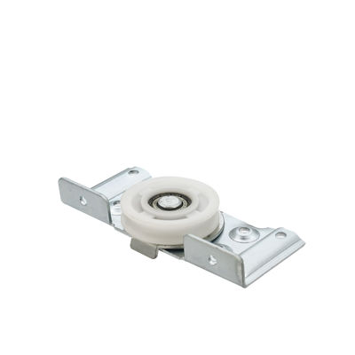 Sürgülü Gardırop Kapıları için Demir ve Naylon Katlanır Kapı Rulo Tekerlek Bağlantı Parçaları 8.5cm*11cm