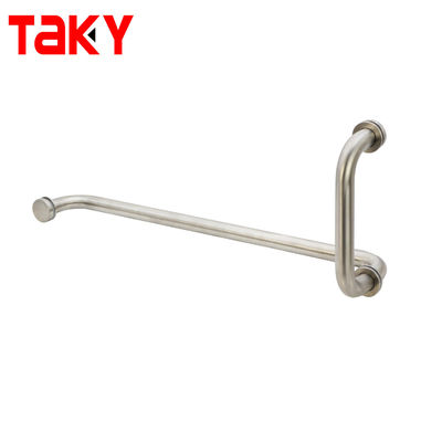 Otel Gümüş Duş Kılıfı Cam Oda Cam Kapı Arka Arka Havlu Bar Çekme El