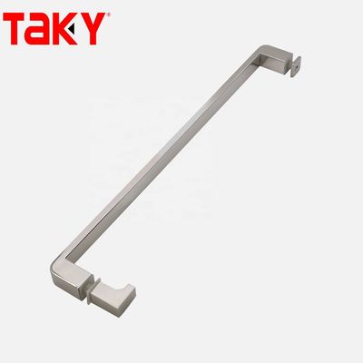 12mm Cam Kalınlığı Paslanmaz Çelik Dörtgen Tüp Çubuğu Cam Kapı Düz Tek Taraflı Çekici