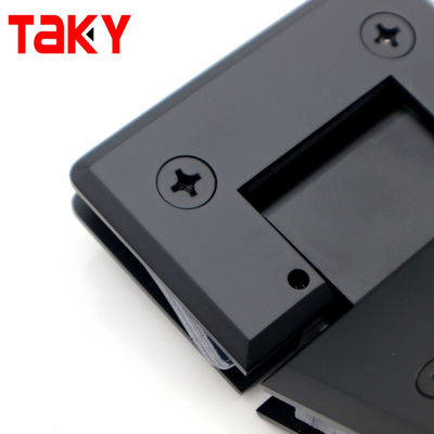 Cam Kapı donanımı 135 derece ayarlanabilir camdan camya kesilmiş kenar duş kapısı sargı