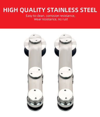 Yüksek Kaliteli Kaydırmalı Duş Çerçevesiz Cam Kaydırmalı Kapı Sistemi donanımı