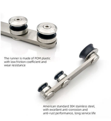 Yüksek Kaliteli Kaydırmalı Duş Çerçevesiz Cam Kaydırmalı Kapı Sistemi donanımı