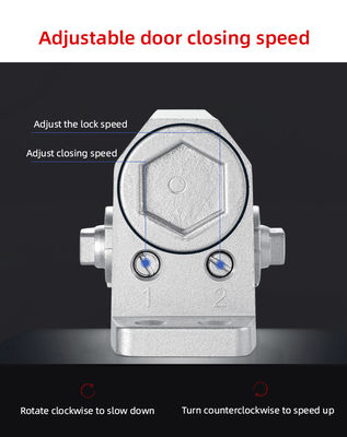 Maksimum Kapı Ağırlığı 45-65kg Alüminyum Alaşım Otomatik Kaydırma Kapı Kapalı Özel Bitirme ile