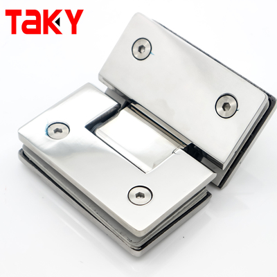 Shower Door 135 Degree Square Glass Screen Hinge Self Closing Hinge