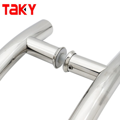 Stainless Steel Round Tube S type Interior Sliding Glass Door Pull Handle
