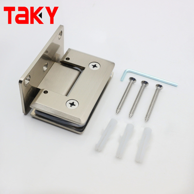 Ağır hizmet tipi paslanmaz çelik duvar montaj kare banyo duş cam kapı menteşeleri