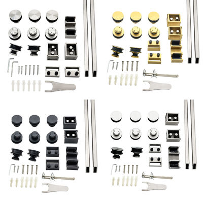 Door Hanging Sliding Door Kit Stainless Steel Shower Glass Sliding Door System