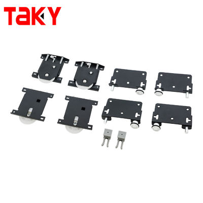 İyi fiyat Uzun ömürlü Alüminyum Kaydırma Kapısı Ray ve Tekerlekler Modern Dolap Donanımları için çevrimiçi