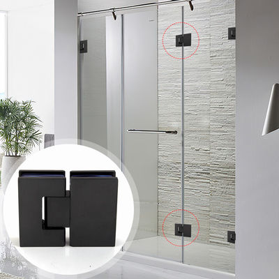 İyi fiyat Fırçalı Nikel Finish Siyah Mat Duş Odası Banyo Cam Kapı için Hinge çevrimiçi