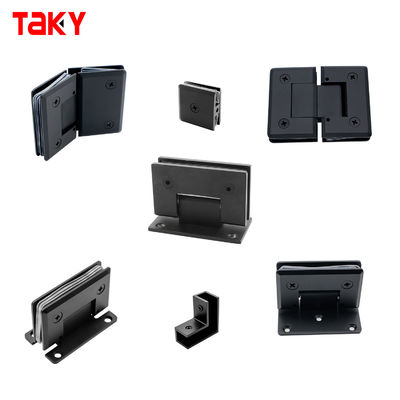 İyi fiyat Sabit 8-12mm Cam İçin Üstün Performanslı 90 Derece Pirinç Duş Cam Kapı Menteşesi çevrimiçi