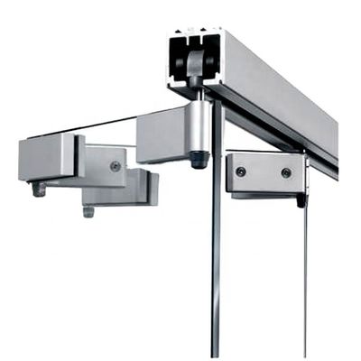 İyi fiyat Çerezsiz cam katlanabilir kapı lastikleri için paslanmaz çelik kaydırmalı cam donanımları çevrimiçi