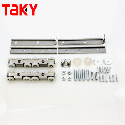 İyi fiyat Ahşap Kapı Kaydırma Tekerlekli Dolap Montaj Sistemi, 8.5cm*11cm Boyutlu çevrimiçi