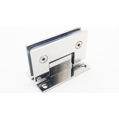 İyi fiyat 304 paslanmaz çelik cam duvara donanım duş sargı gümüş kaplama duvar montu çevrimiçi