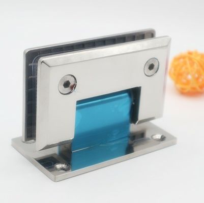 İyi fiyat 800-1000MM Kapı Genişliği İçin Kare Pahlı Paslanmaz Çelik Camdan Duvara Duş Kapısı Menteşesi çevrimiçi