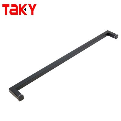 8-12mm Kapı Kalınlığı Paslanmaz Çelik Kare Duş Kapısı Yaka ile Yaka