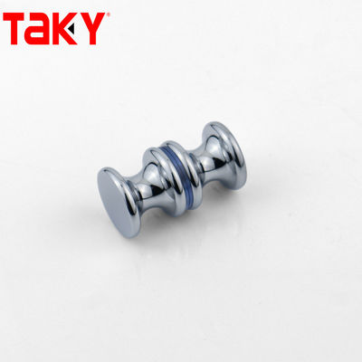 İyi fiyat Özel Kapı Cam Duş Çıkartma Yuvarlak Kapı Düğmesi Çift Yanlı Banyo Duş Kapı Talimi çevrimiçi