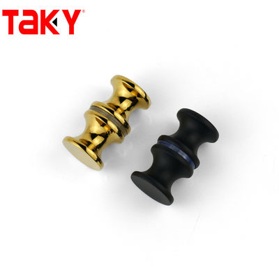 İyi fiyat Duşakabin Cam Sürgülü Kapı için Yuvarlak Banyo Kapı Kolları 19/20/22mm Çapında çevrimiçi