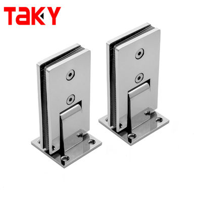 İyi fiyat Uzun Hayat Paslanmaz Çelik Yumuşak Kapalı Duş Çerçevesiz Tempered Glass Kapı Hinges çevrimiçi