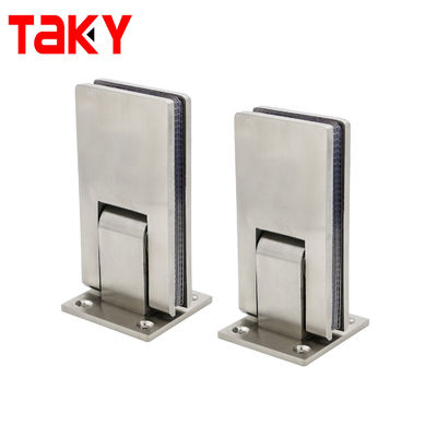 İyi fiyat Yeni Tasarım Çelik Yumuşak Kapalı Duş Çerçevesiz Tempered Glass Kapı Hinges çevrimiçi