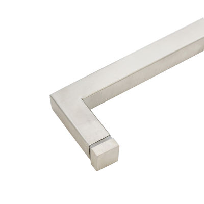 İyi fiyat 203*203mm Otel Cam Sürgülü Kapı Uzun Siyah Çekme Kolu Tek Taraflı Duş Kapısı İçin çevrimiçi