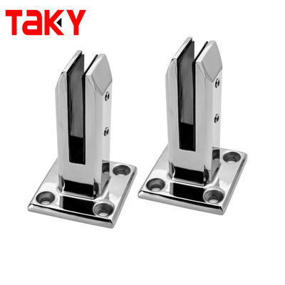 Paslanmaz çelik 8-12MM Bolt Down Spigot Cam Çit Klem Bisagra Para Vidrio