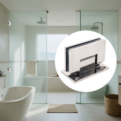 İyi fiyat Çerçevesiz Duş Kapısı Menteşesi 8-12mm Cam için 90 Derece Duvara Montaj çevrimiçi