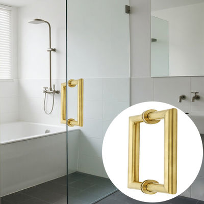 İyi fiyat Metal yuvarlak tüp kare Ana Cam Kapı Altın Çekici çevrimiçi