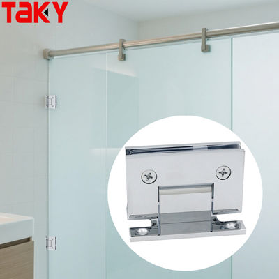 İyi fiyat Tedarikçi 90 Derece Duvara Montajlı Çerçeveli 8-12mm Cam Duş Kapısı h Plaka Menteşesi çevrimiçi