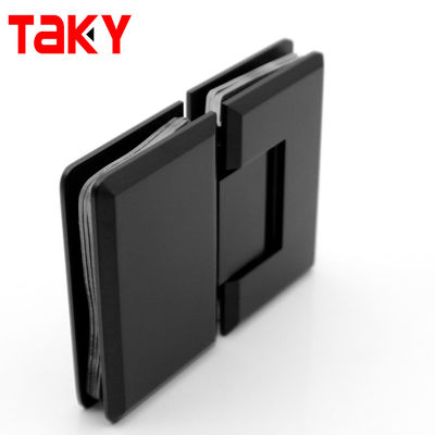 İyi fiyat 180 Derece Siyah Duş Kapı Camdan Cama Menteşe Banyo Duş Menteşesi 8-12mm Cam için çevrimiçi