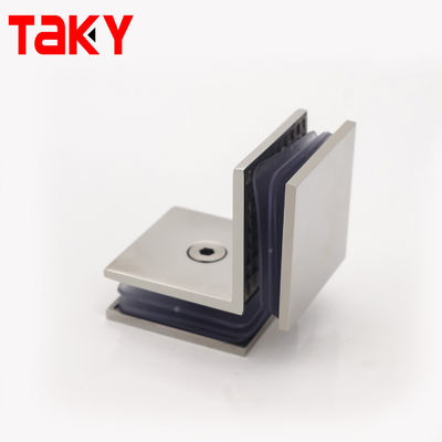 İyi fiyat Fabrika Üreticisi 90 Derece Cam Küpeşte Kelepçesi Çift Panel Klipsi Cam Kapı Kelepçeleri çevrimiçi
