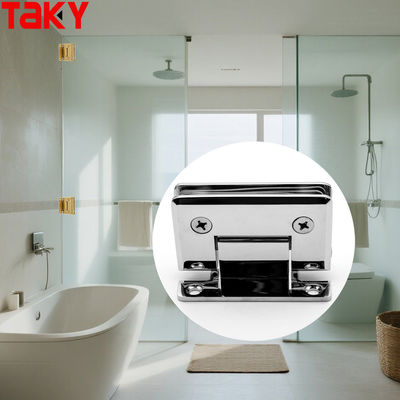 İyi fiyat Europe and America Design H Shape Bathroom Glass Clamp Frameless Tempered Shower Glass Door Hinges çevrimiçi