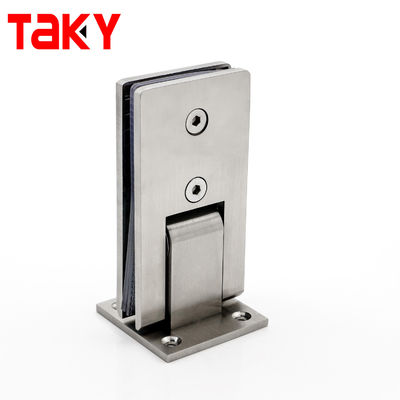 İyi fiyat 90 Degree Wall to Glass Glass Hinge Stainless Steel Glass Door Hinge Material Glass Shower Hinge çevrimiçi
