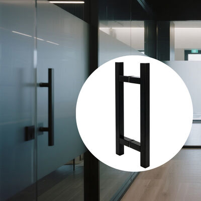 Modern SS304 Paslanmaz Çelik Duş Cam Kapı Talimi 203*203*19*1.0mm Boyut ve cilalı bitirme