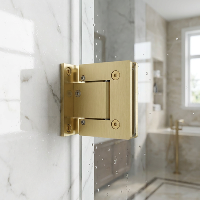 Banyo 304 Paslanmaz Çelik Kendiliğinden Kapanan Ayarlanabilir Kapanış 90 Derece Cam Kapı Menteşesi