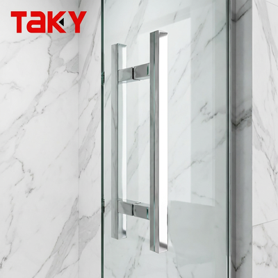 Modern Özelleştirilmiş Anti Pas 304 Paslanmaz Çelik Cam Banyo Kapı Kolları